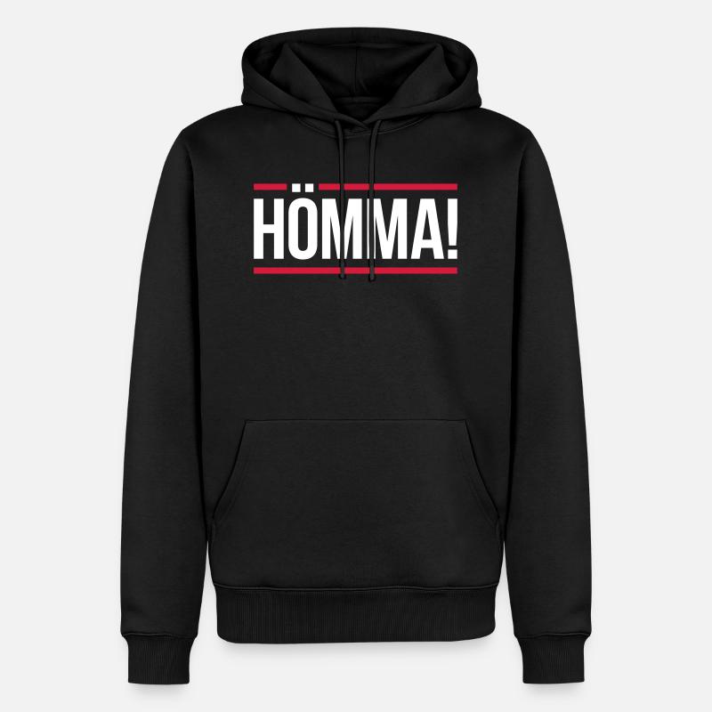 HÖMMA, | Ruhrpott Dialecte - Sweat à capuche Premium bio Homme - noir