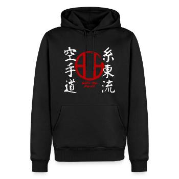 Karate Shito Ryu Kanji Kampfkunst Japan - Männer Premium Bio Hoodie - Schwarz - Vorne - Nico (187cm)