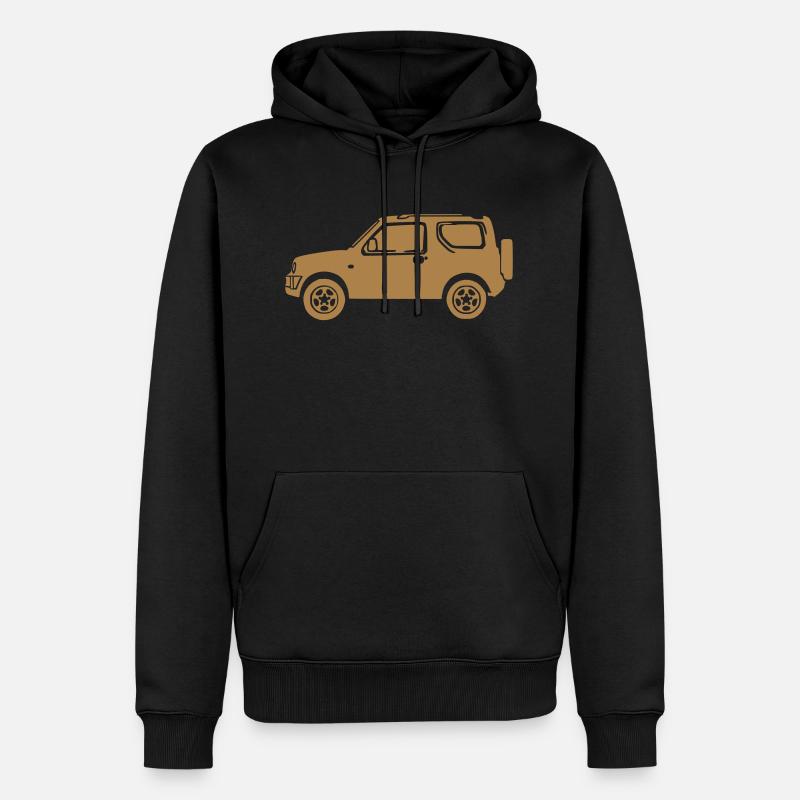 Jimny 2 - Sweat à capuche Premium bio Homme - noir