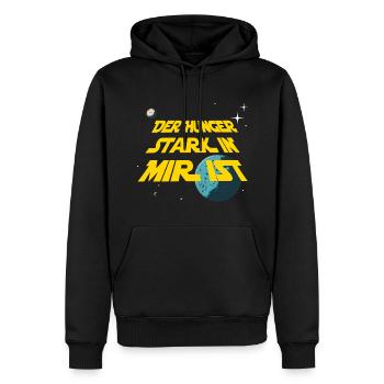 Grillschürze - Lustiger Joda Spruch - Männer Premium Bio Hoodie - Schwarz - Vorne - Nico (187cm)