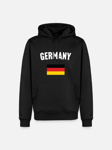 Germany Flag - Men’s Premium Organic Hoodie - black