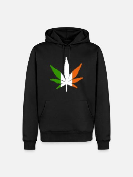 Ireland - Männer Premium Bio Hoodie - Schwarz