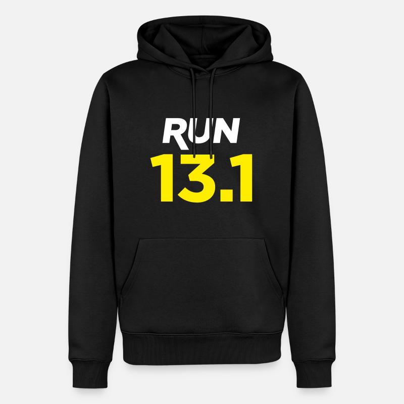 EXÉCUTION 13.1 - Sweat à capuche Premium bio Homme - noir