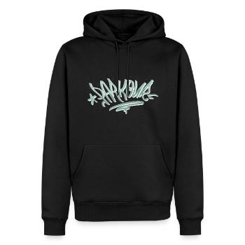 PARKOUR TAG gift Parkour Freerun - Men’s Premium Organic Hoodie - black - Front - Nico (187cm)