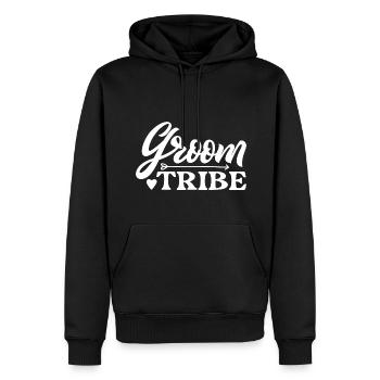 Bräutigam-Stamm - Männer Premium Bio Hoodie - Schwarz - Vorne - Nico (187cm)