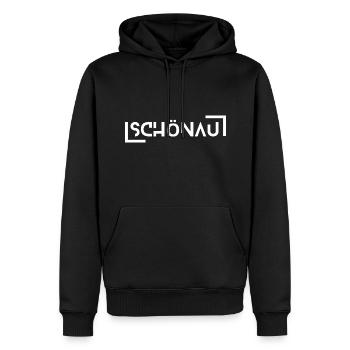 Schönau - Sweat à capuche Premium bio Homme - noir - Devant - Nico (187cm)