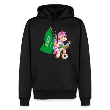 Saudi-Arabien Party Einhorn - Männer Premium Bio Hoodie - Schwarz - Vorne - Nico (187cm)