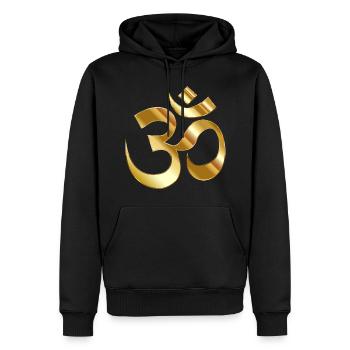 OM 3322437 1280 - Männer Premium Bio Hoodie - Schwarz - Vorne - Nico (187cm)