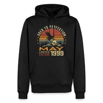 Mai 1999 Geburtstag Mai 1999 Geschenk 1999 Mai - Männer Premium Bio Hoodie - Schwarz - Vorne - Nico (187cm)