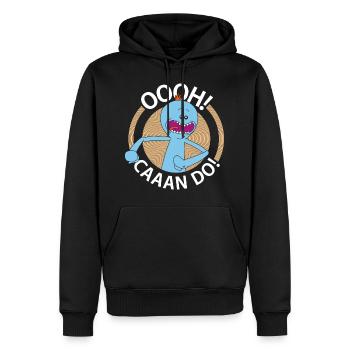 Rick And Morty Mr Meeseeks Oooh Caaan Do - Männer Premium Bio Hoodie - Schwarz - Vorne - Nico (187cm)