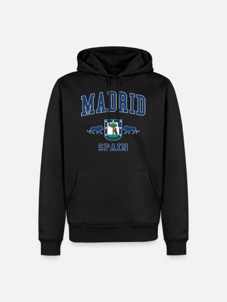 Madrid - Men’s Premium Organic Hoodie - black