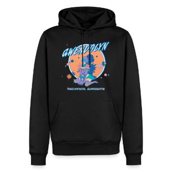 Rick Et Morty Gwendolyn Mechanical Surrogate - Sweat à capuche Premium bio Homme - noir - Devant - Nico (187cm)