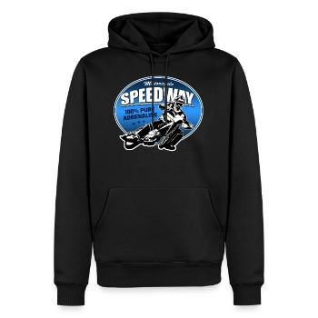 Speedway - Motorcycle Speedway - Sweat à capuche Premium bio Homme - noir - Devant - Nico (187cm)