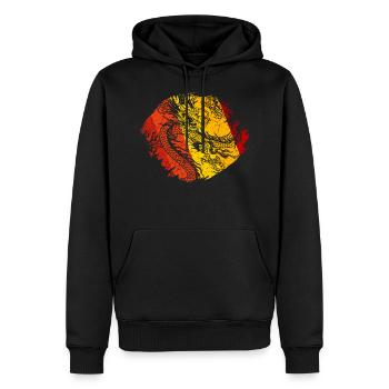Chinesischer Drache - Männer Premium Bio Hoodie - Schwarz - Vorne - Nico (187cm)