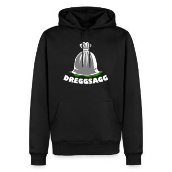 Saarland Saar Dreggsagg - Männer Premium Bio Hoodie - Schwarz - Vorne - Nico (187cm)