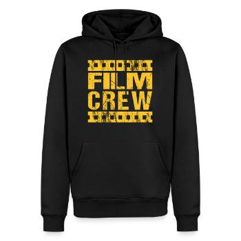 Film Produktion Crew Filmcrew - Männer Premium Bio Hoodie - Schwarz - Vorne - Nico (187cm)