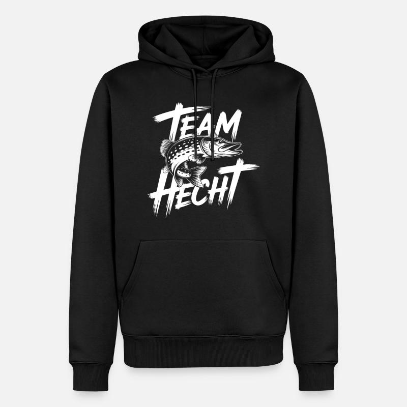 Équipe Hecht - Sweat à capuche Premium bio Homme - noir
