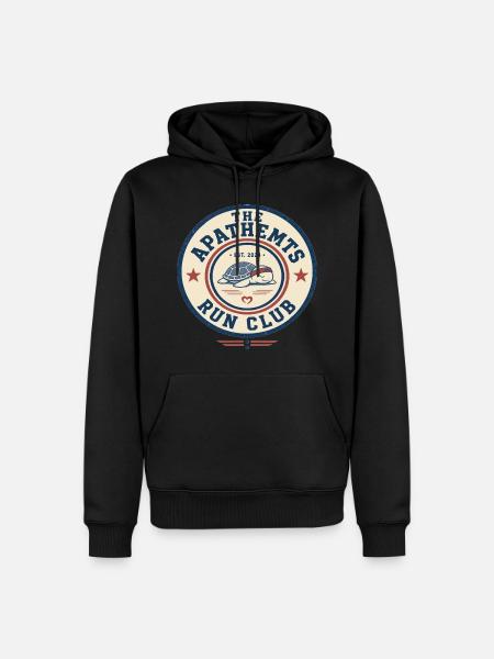 Schildkröten Run Club - Männer Premium Bio Hoodie - Schwarz