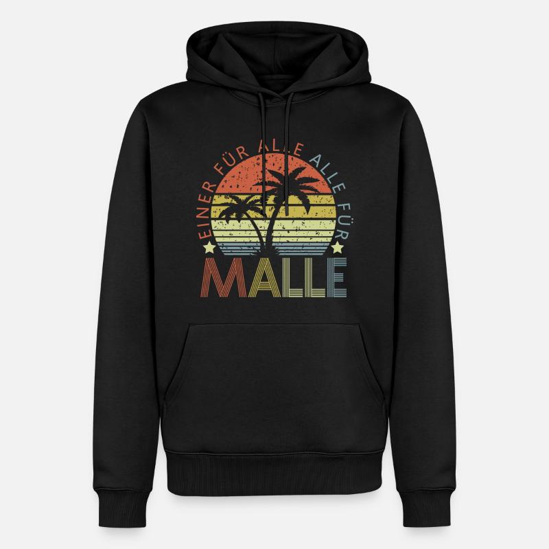 Mallorca - Männer Premium Bio Hoodie - Schwarz