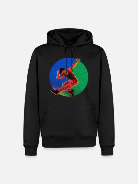 Hip Hop Dance Aesthetic - Men’s Premium Organic Hoodie - black