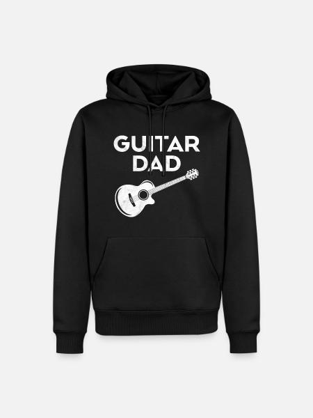 Guitar Dad - Men’s Premium Organic Hoodie - black