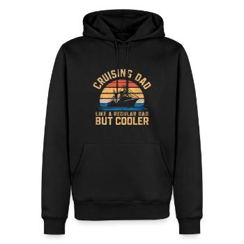Cruising Dad Like A Regular Dad But Cooler - Men’s Premium Organic Hoodie - black - Front - Nico (187cm)