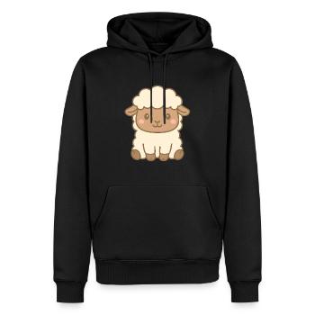 Süßes Baby Schaf - Männer Premium Bio Hoodie - Schwarz - Vorne - Nico (187cm)