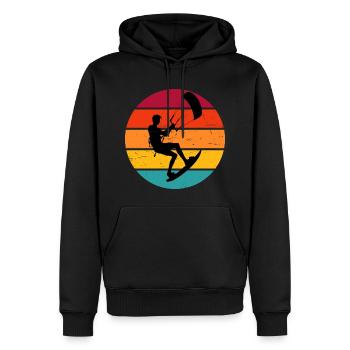 Kitesurf Kitesurfer Kiten Damen Kitesurfing - Männer Premium Bio Hoodie - Schwarz - Vorne - Nico (187cm)