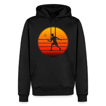 Badminton Women Men Badminton Players Badminton - Men’s Premium Organic Hoodie - black - Front - Nico (187cm)