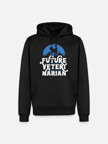 Future Veterinarian - Men’s Premium Organic Hoodie - black
