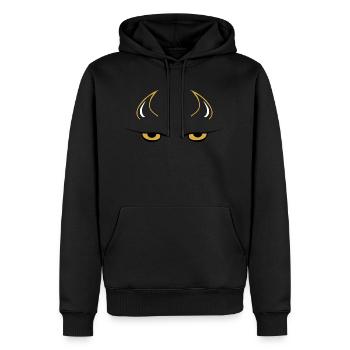 Teufelsgesicht Lazy Halloween Kostüm Kostüm Kostüm Kostüm - Männer Premium Bio Hoodie - Schwarz - Vorne - Nico (187cm)