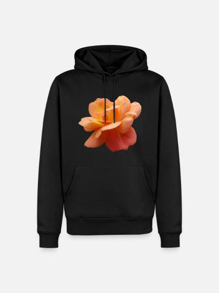 Fleurs,Fleur,Printemps,Fleurs,Tulipes,Roses - Sweat à capuche Premium bio Homme - noir