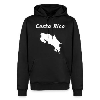 Costa Rica Central America Holidays - Men’s Premium Organic Hoodie - black - Front - Nico (187cm)