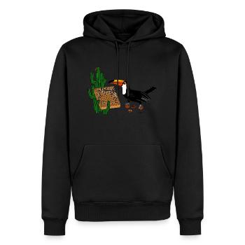 The Ear-Reddening Move - Men’s Premium Organic Hoodie - black - Front - Nico (187cm)