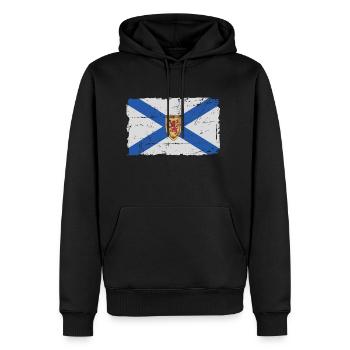 Nova Scotia - Flag - Flag - Banner - Men’s Premium Organic Hoodie - black - Front - Nico (187cm)