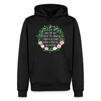 Rose Hathaway Zitat Vampire Academy Richelle Mead - Männer Premium Bio Hoodie - Schwarz - Vorne - Nico (187cm)
