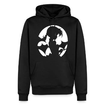 Batcave Girl Dark Fairytale Goth Occult Women Got - Sweat à capuche Premium bio Homme - noir - Devant - Nico (187cm)