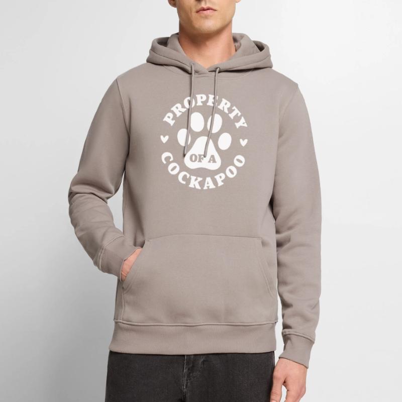Eigentum eines Cockapoo Männer Premium Bio Hoodie