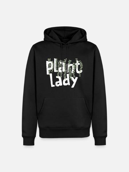 Plant Lady - Gardening Girl - Men’s Premium Organic Hoodie - black