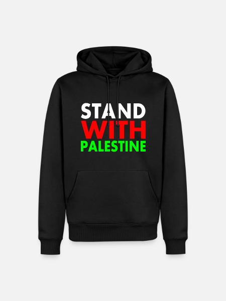 palestina - Men’s Premium Organic Hoodie - black