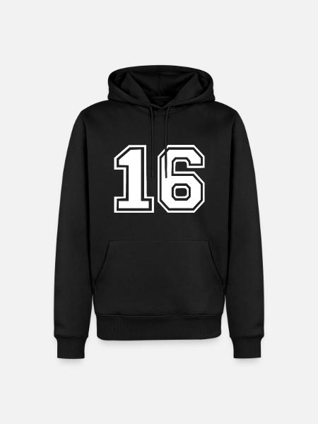 16 - Men’s Premium Organic Hoodie - black