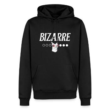 T-shirt bizarre avec dessin de lama drôle - Sweat à capuche Premium bio Homme - noir - Devant - Nico (187cm)