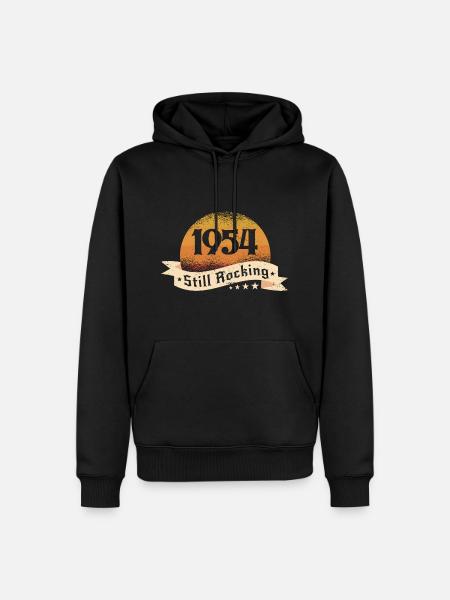 1954 - Men’s Premium Organic Hoodie - black