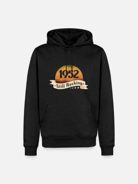 1952 - Men’s Premium Organic Hoodie - black