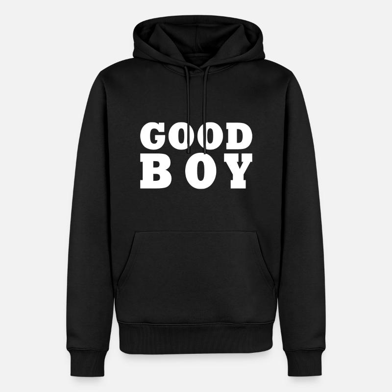 Good boy - Männer Premium Bio Hoodie - Schwarz