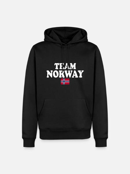 Team norway - Men’s Premium Organic Hoodie - black