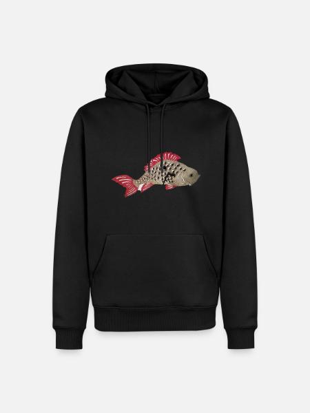 Koi carp,koi, carp, fish - Men’s Premium Organic Hoodie - black