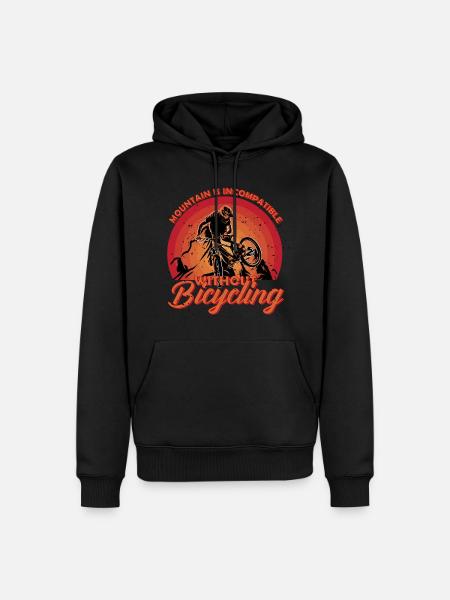 1 43 - Men’s Premium Organic Hoodie - black
