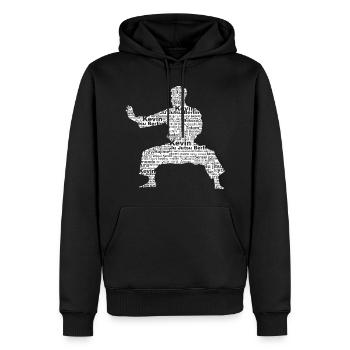 Ju-Jutsu kevin - Männer Premium Bio Hoodie - Schwarz - Vorne - Nico (187cm)