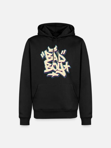 BAD BOY GRAFFITI - Men’s Premium Organic Hoodie - black